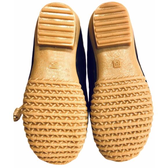 Jack Rogers Chloe Duck Boots Women 6 Blue White/Gold Waterproof Rain Snow Preppy - Picture 11 of 12